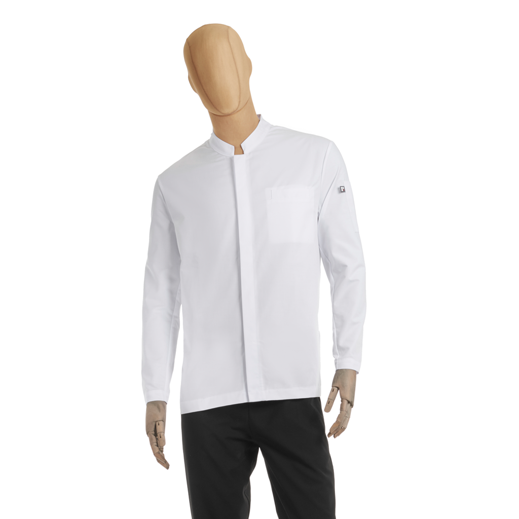 Filipina para mesero con cuello mao