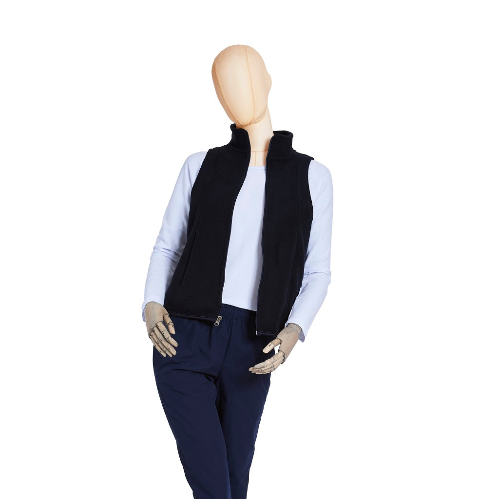 Chaleco Polar Con Cierre Para Dama