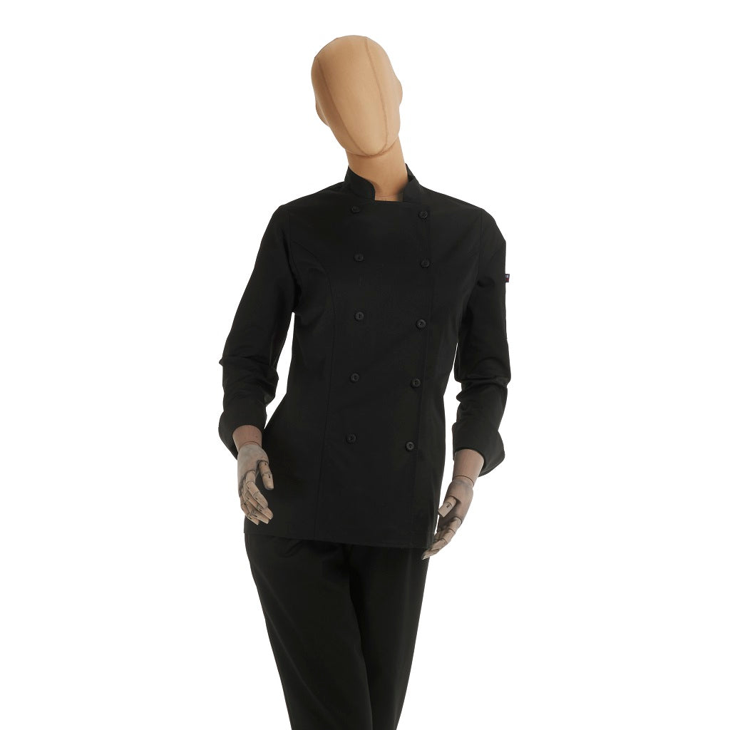 Filipina Blanca para Chef Dama Ejecutiva Plus Manga Larga