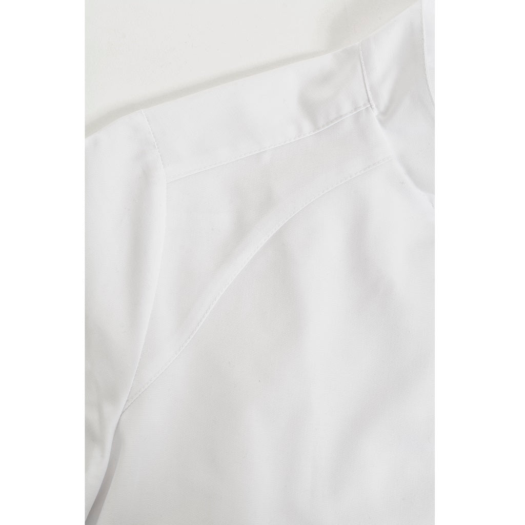 Filipina Blanca para Dama Chef Antoine Manga Larga Detalle