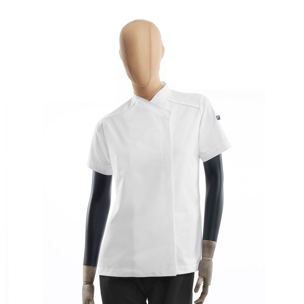 Filipina Blanca para Dama Chef Dimitri Manga Corta