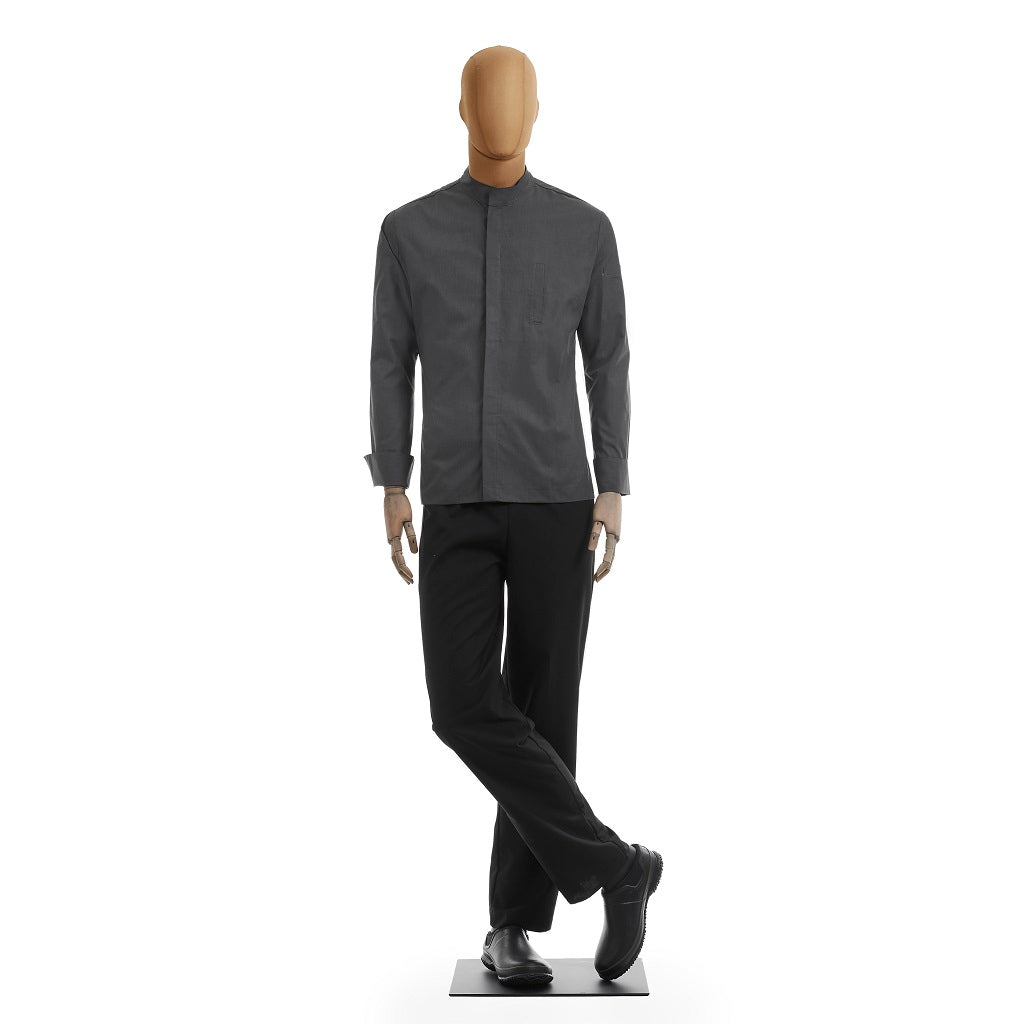 Filipina Color Oxford para Caballero Chef Modelo Matt Manga Larga Diferentes Tallas Disponibles CROP