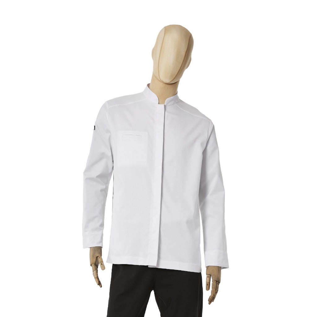 Filipina Santorini Blanca para Caballero Chef Manga Larga Diferentes Tallas