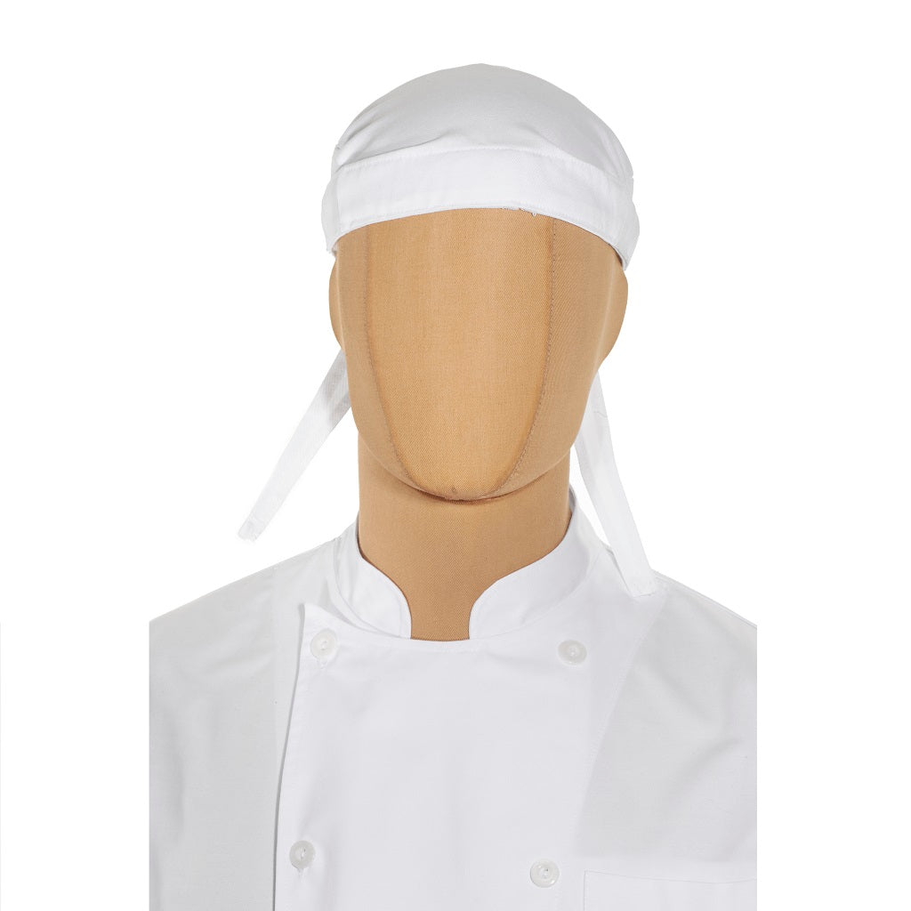 Gorro para Chef Tipo Paliacate Color Blanco
