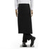Mandil Unisex Medio Francés Color Negro para Chef Doble Vista Unitalla CROP