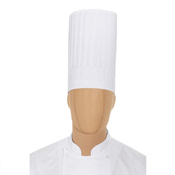 Toque Blanco Lavable para Chef Witt Alto Gorro de Cocina Unitalla 27 CM