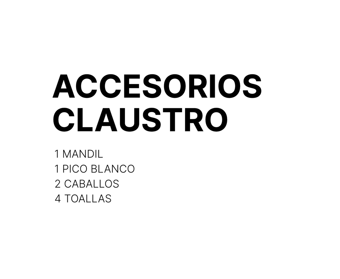 Accesorios Claustro