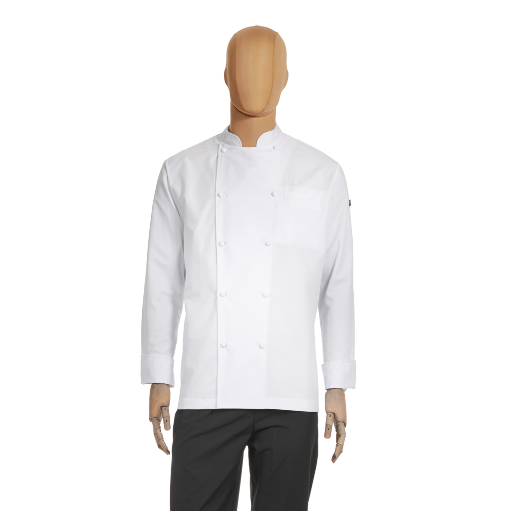 Filipina para Chef Ejecutiva Plus Botón de Bola Manga Larga Caballero
