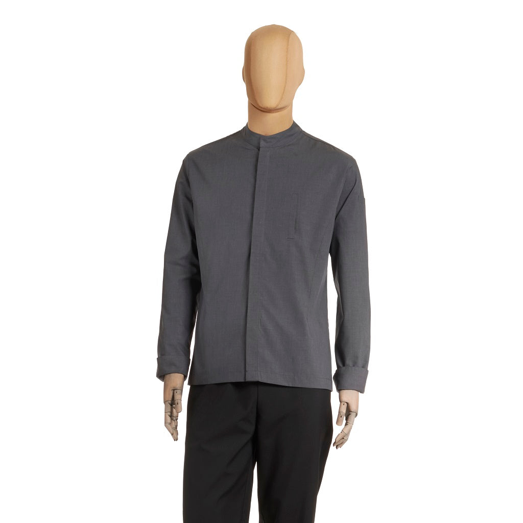 Filipina Matt para chef caballero, manga larga, color oxford