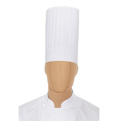 Toque de chef blanco para uniforme de cocina ICUM Caballero