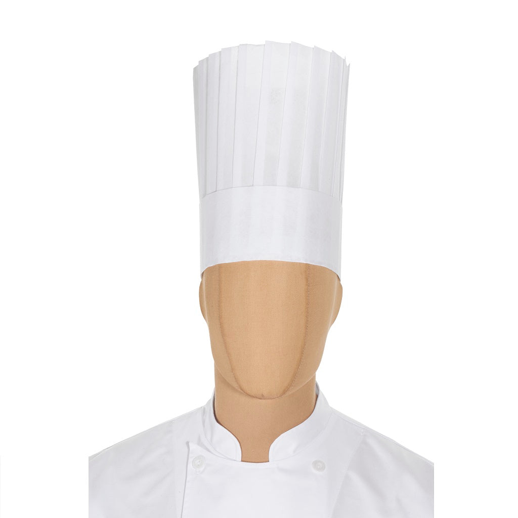 Toque Desechable para Chef Corto