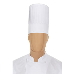 Toque Lavable para Chef Witt Gorro de Cocina Blanco 22 CM de Alto