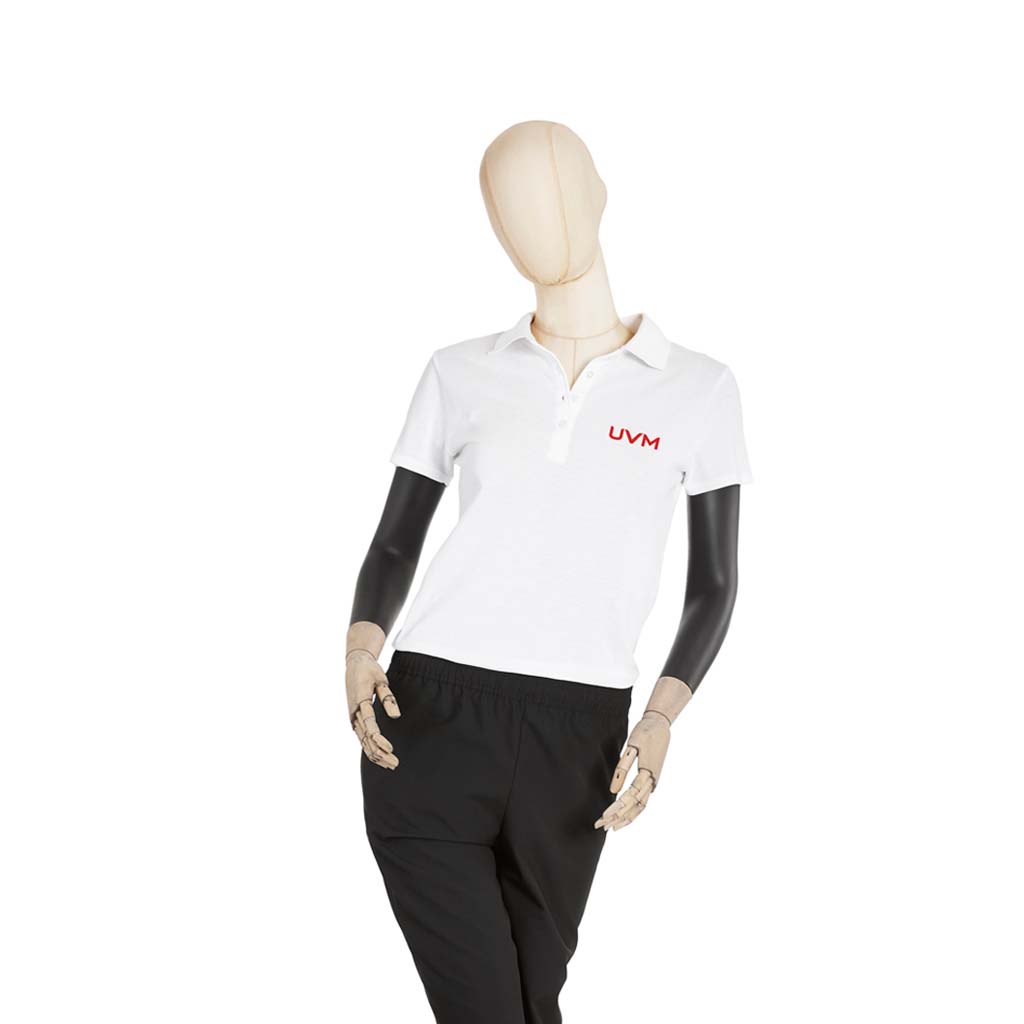 Playera Polo Blanca UVM Dama